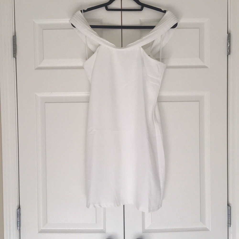 White off the shoulder dress